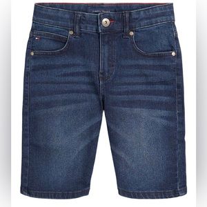Tommy Hilfiger Denim Shorts Boys Size 12 Adjustable Waist Blue Denim